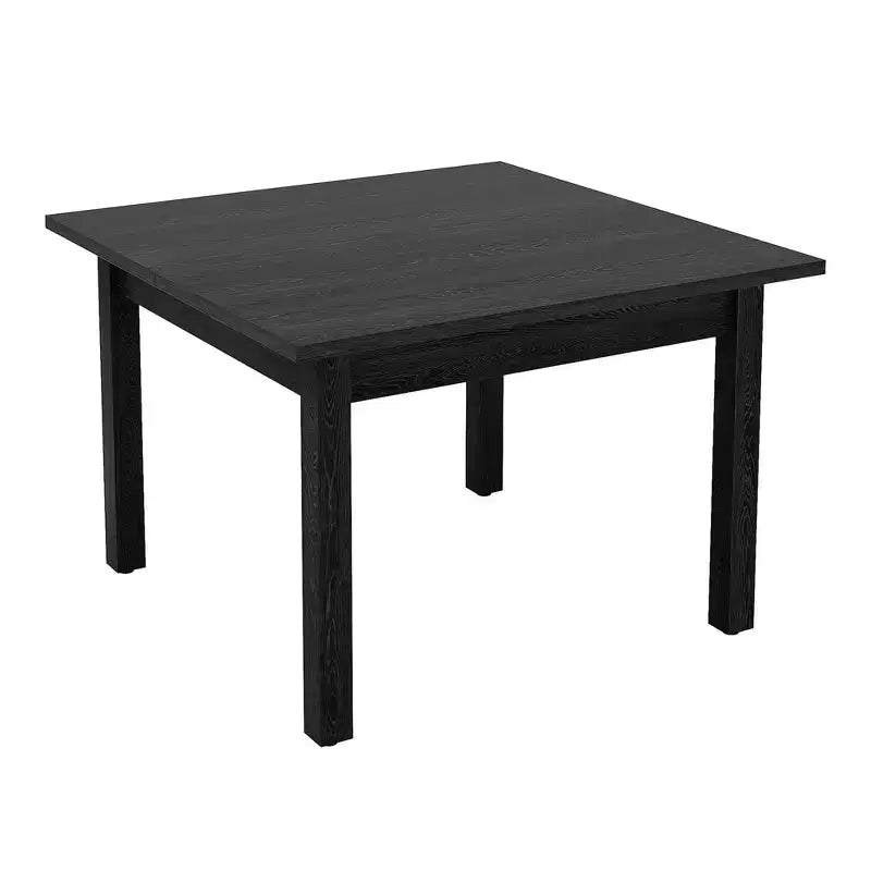 Tavolo da Pranzo Quadrato Rustico da 100 cm | Piano in Rovere Spaccato | Gambe in Legno Massello | 4 Posti | Multiuso