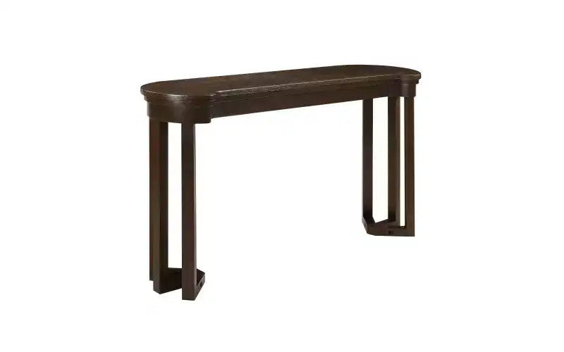 Set da 4 Pezzi Tavolo Bar Altezza Bancone | 3 Sgabelli in PU | Legno Massello | Salvaspazio | Espresso