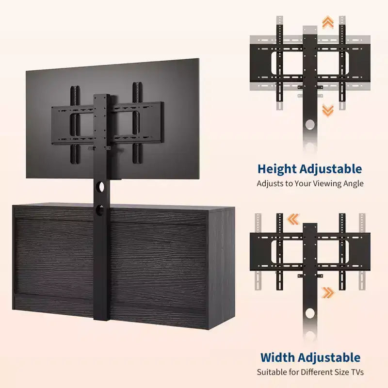 Mobile TV con supporto per TV da 32-85 pollici | Cassettiera a 9 cassetti | Legno ingegnerizzato | Capacità 75 kg