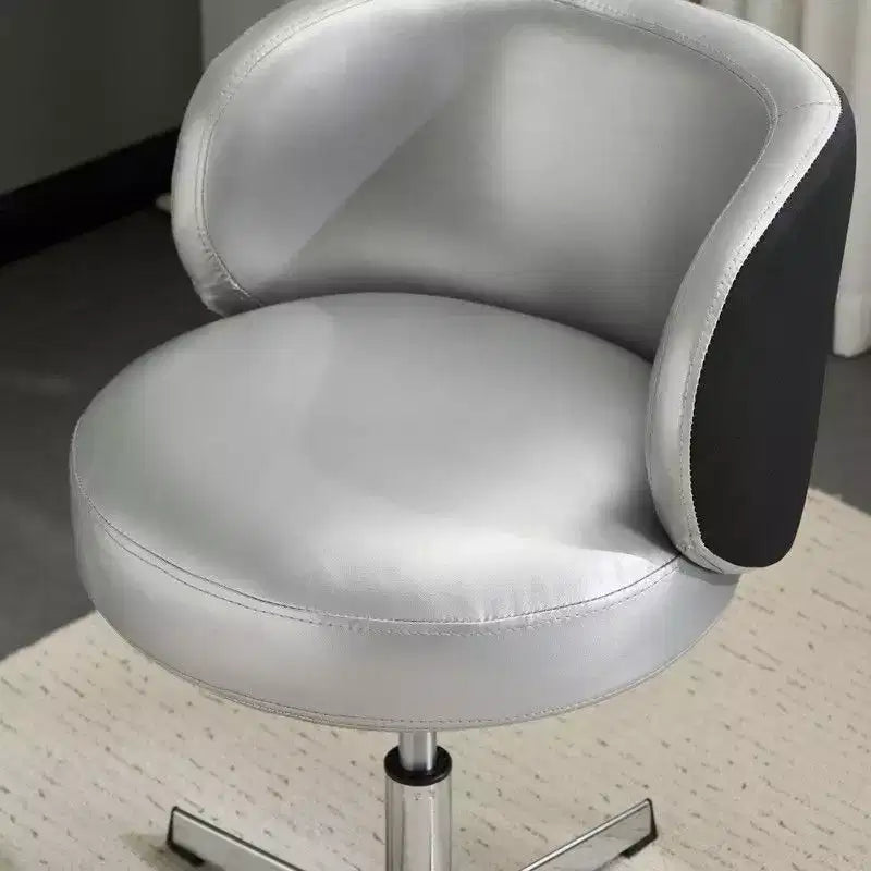 Moderna sedia girevole in PU | Senza braccioli | Altezza regolabile 24-28,9 pollici | Schienale ergonomico | Portata 330 libbre