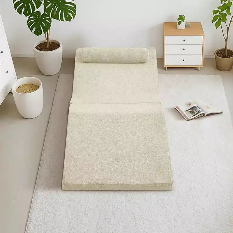Divano letto futon pieghevole in spugna ad alta densità | Chaise Longue | Cuscino removibile | Nessun assemblaggio