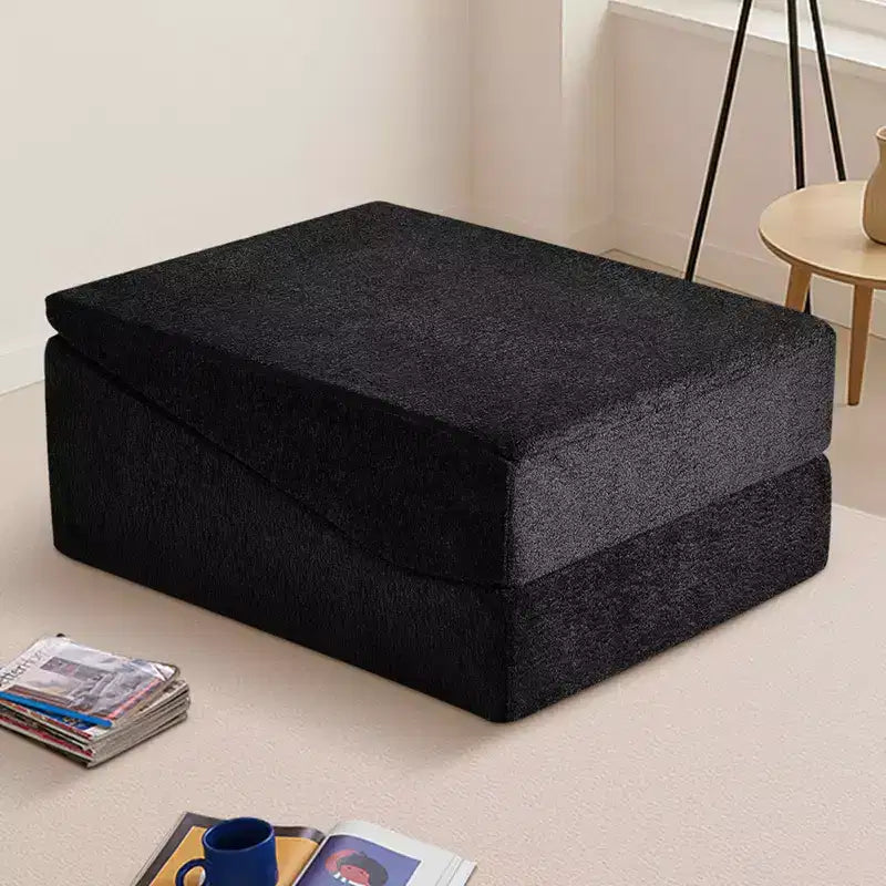 Divano letto futon pieghevole in spugna ad alta densità | Chaise Longue | Cuscino removibile | Nessun assemblaggio