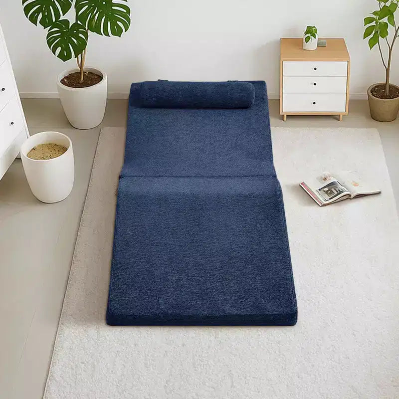 Divano letto futon pieghevole in spugna ad alta densità | Chaise Longue | Cuscino removibile | Nessun assemblaggio