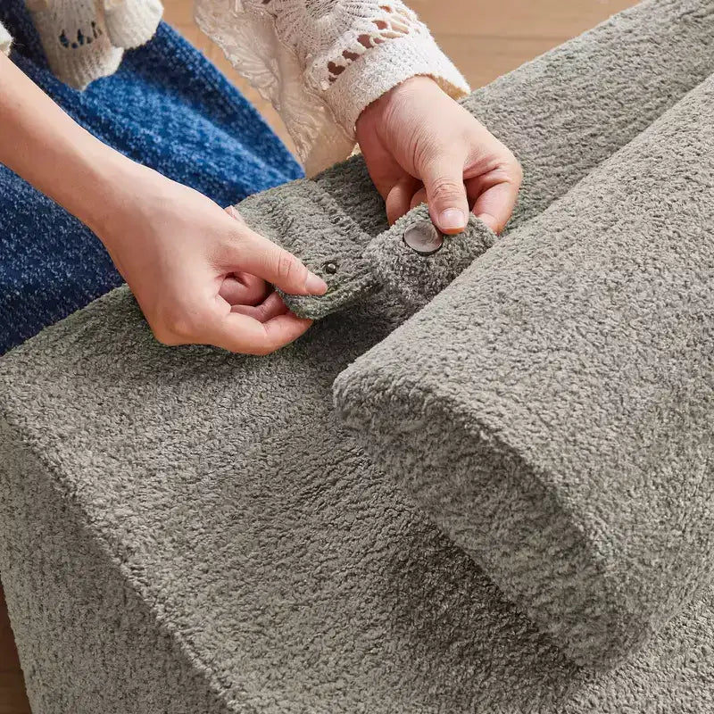 Divano letto futon pieghevole in spugna ad alta densità | Chaise Longue | Cuscino removibile | Nessun assemblaggio