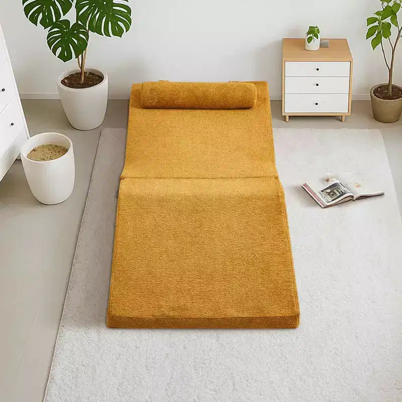 Divano letto futon pieghevole in spugna ad alta densità | Chaise Longue | Cuscino removibile | Nessun assemblaggio