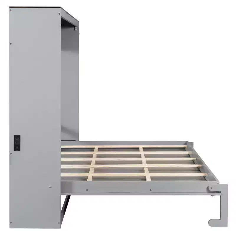 Letto a muro a scomparsa Queen Size | Prese di ricarica e USB | Meccanismo a doppio pistone | Portata 272 kg
