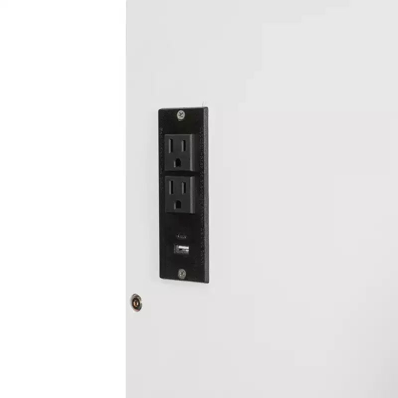 Letto a muro a scomparsa Queen Size | Prese di ricarica e USB | Meccanismo a doppio pistone | Portata 272 kg