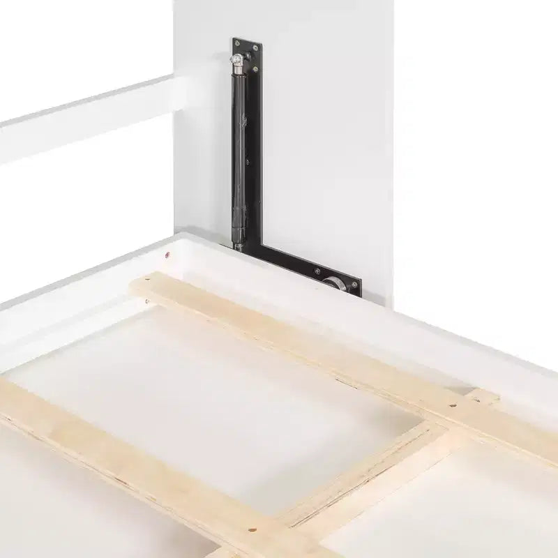 Letto a muro a scomparsa Queen Size | Prese di ricarica e USB | Meccanismo a doppio pistone | Portata 272 kg