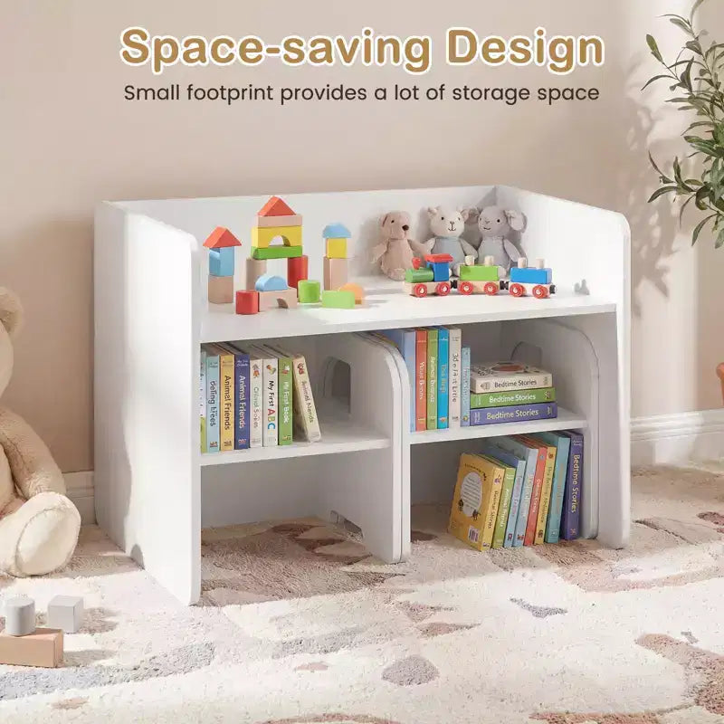 Set tavolo e sedie per bambini 3 pezzi | Superficie lavagna | Salvaspazio | Età 3+ | MDF