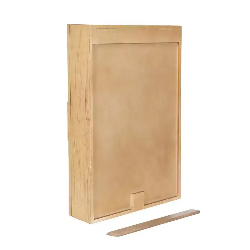 Specchiera pensile in rattan | 3 ripiani | Chiusura magnetica | 20x30 pollici