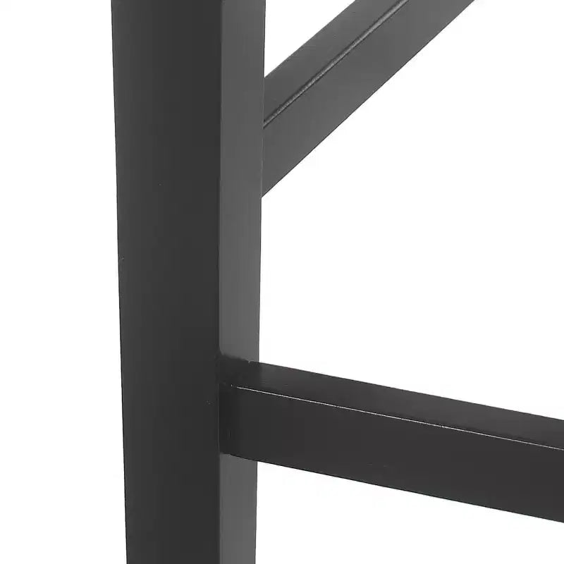 Set di 2 sgabelli da bar da cucina imbottiti in stile rustico | Similpelle | Legno di caucciù