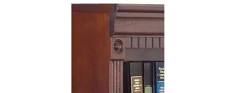 Libreria verticale da 84 pollici | 7 ripiani | Finitura ciliegio | Antiribaltamento | Nessun assemblaggio